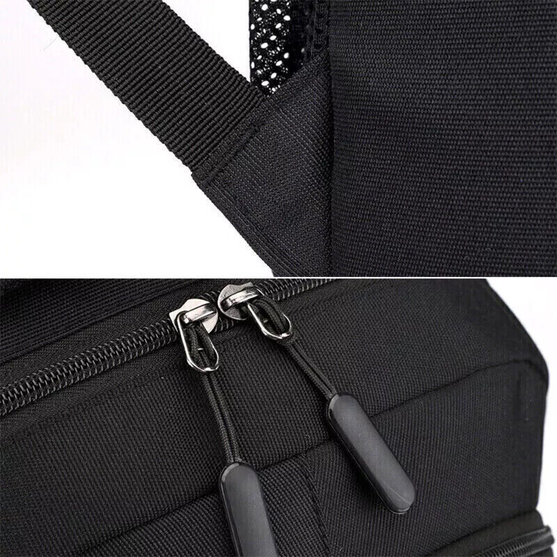Large Waterproof Laptop Backpack with USB Port, Black