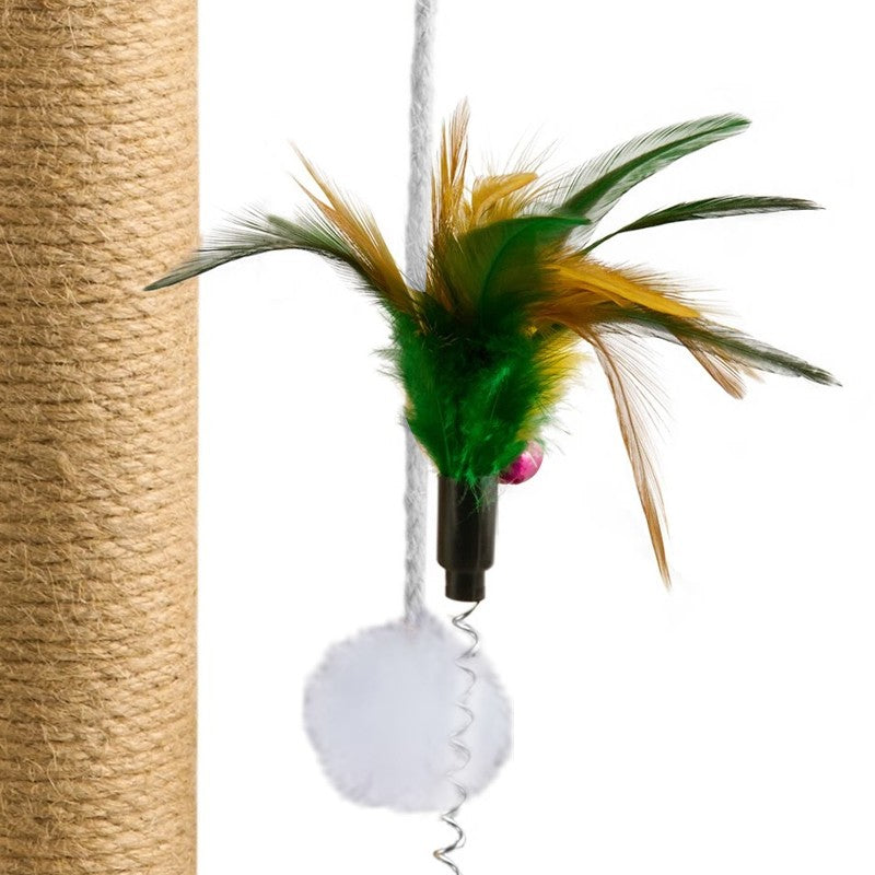 Large Cat Tree Scratching Post with Climbing Tower and Play Toys