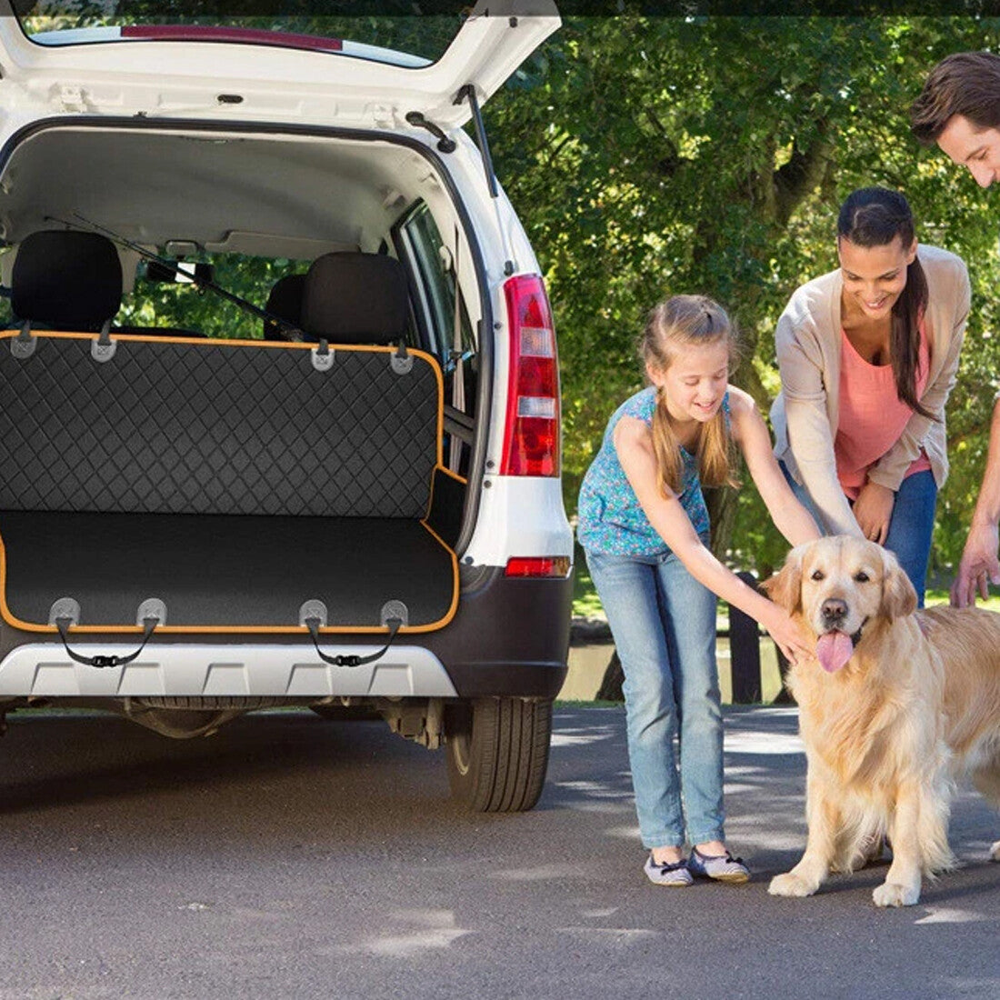 Dog Car Seat Cover with Back Seat Hammock